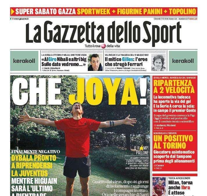 La Gazzetta dello Sport: “Oggi lo stop della C. Al voto i criteri per la B”
