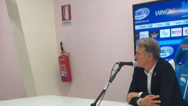 Pescara-Pordenone, Tesser: "Nel secondo tempo il Pescara ha meritato"