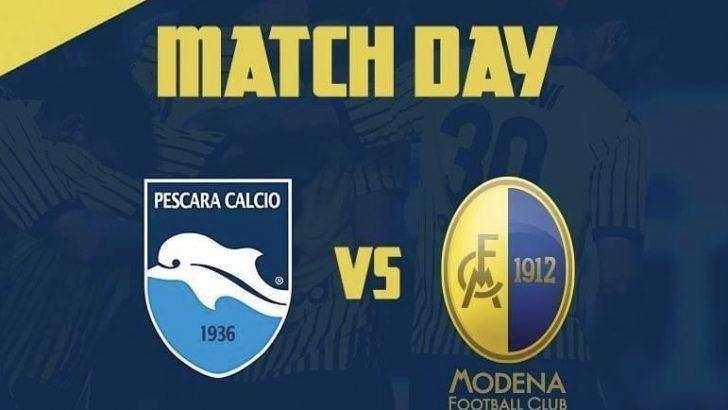 LIVE - Pescara - Modena, 1-2 risultato finale 