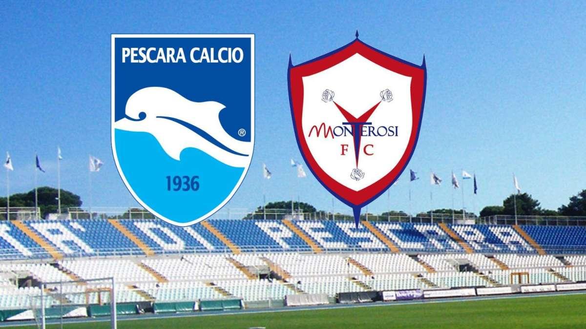 PESCARA-MONTEROSI 2-2: pareggio amaro per il Delfino 