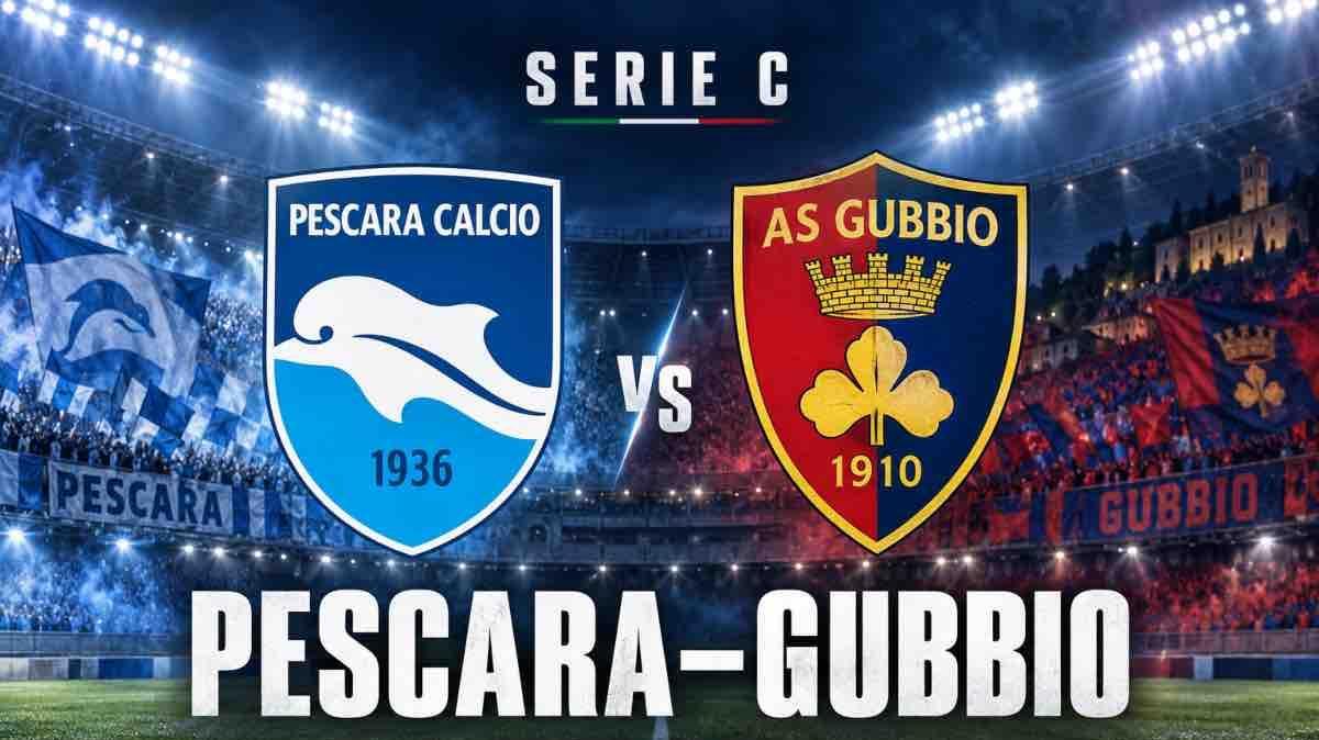 LIVE | PESCARA-GUBBIO 0-1: UMBRI IN VANTAGGIO