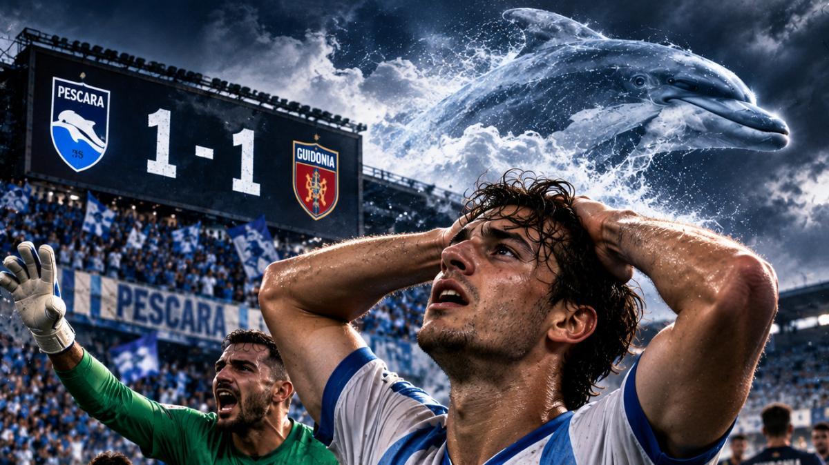 PESCARA-GUIDONIA 1-1, LE PAGELLE