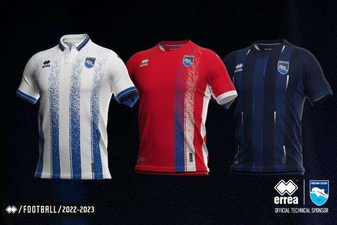 Pescara, svelate le maglie per la stagione 2022/23 - FOTO 