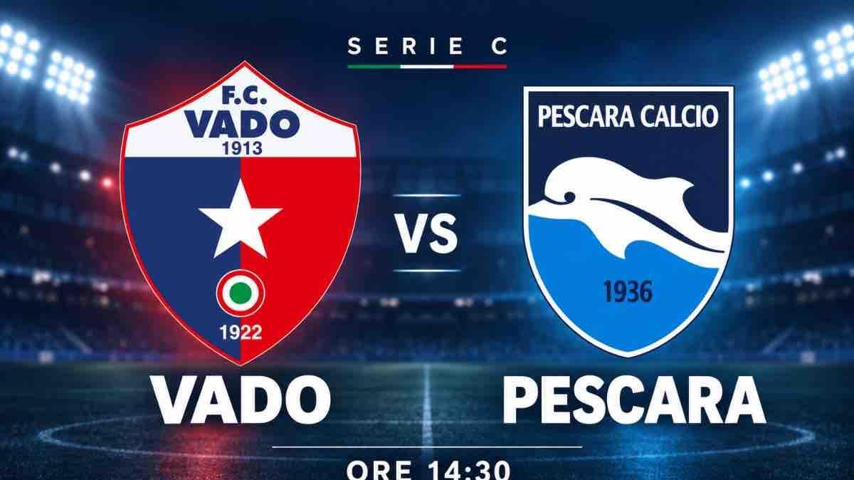 Vado-Pescara, probabili formazioni: Buscè sceglie il 4-2-3-1, tornano Pellacani e Letizia