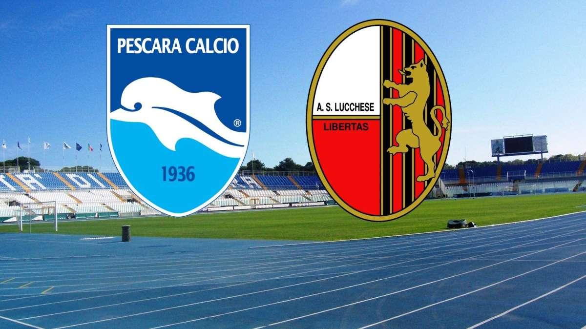Il Pescara pareggia in casa contro la Lucchese: il tabellino