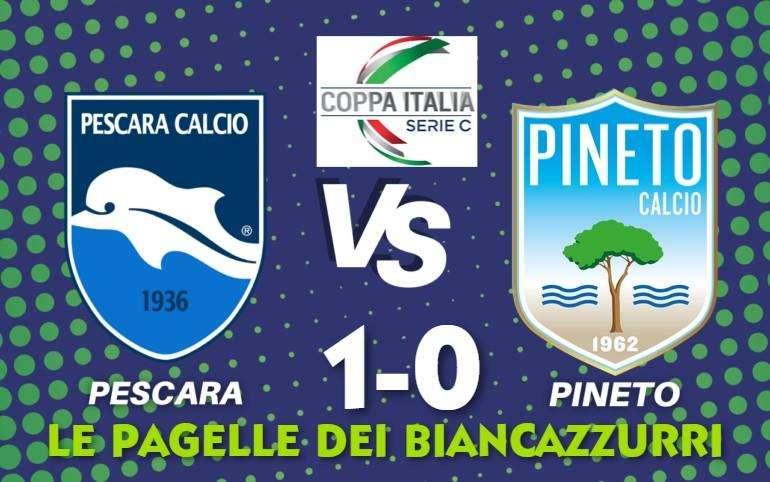 Pescara - Pineto 1-0: una rete di Vergani regala al Pescara la vittoria ed il passaggio del turno in Coppa Italia
