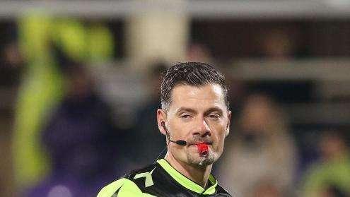 Giacomelli l'arbitro di Pescara-Lazio