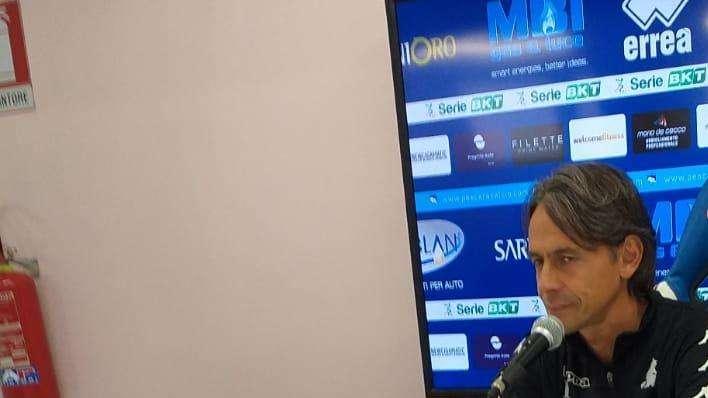Pescara-Benevento, Inzaghi: "Mi aspettavo questo Pescara, complimenti a loro"