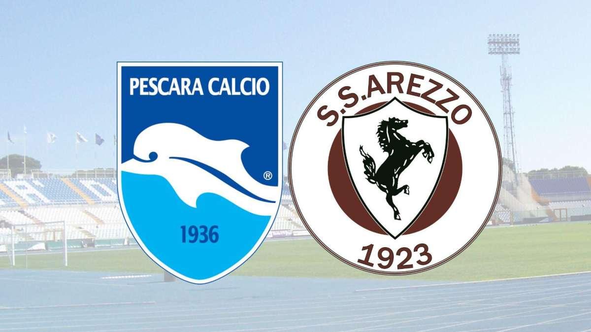 LIVE | PESCARA-AREZZO, LE FORMAZIONI UFFICIALI. SEGUI LA DIRETTA DEL MATCH