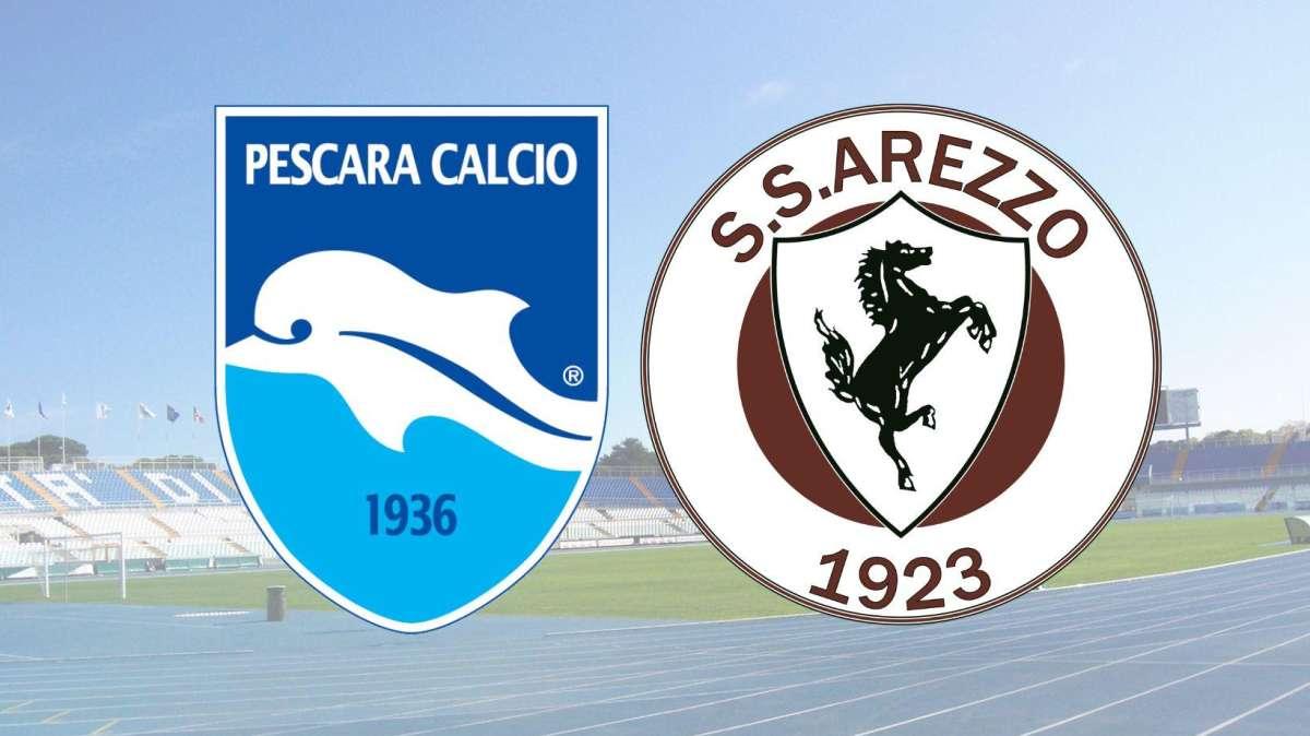 PESCARA-AREZZO 3-2: il Delfino soffre ma porta a casa i tre punti