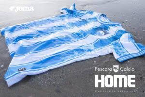 Il mare Adriatico e la rinascita di Piazza Salotto: il Pescara svela le nuove maglie firmate Joma