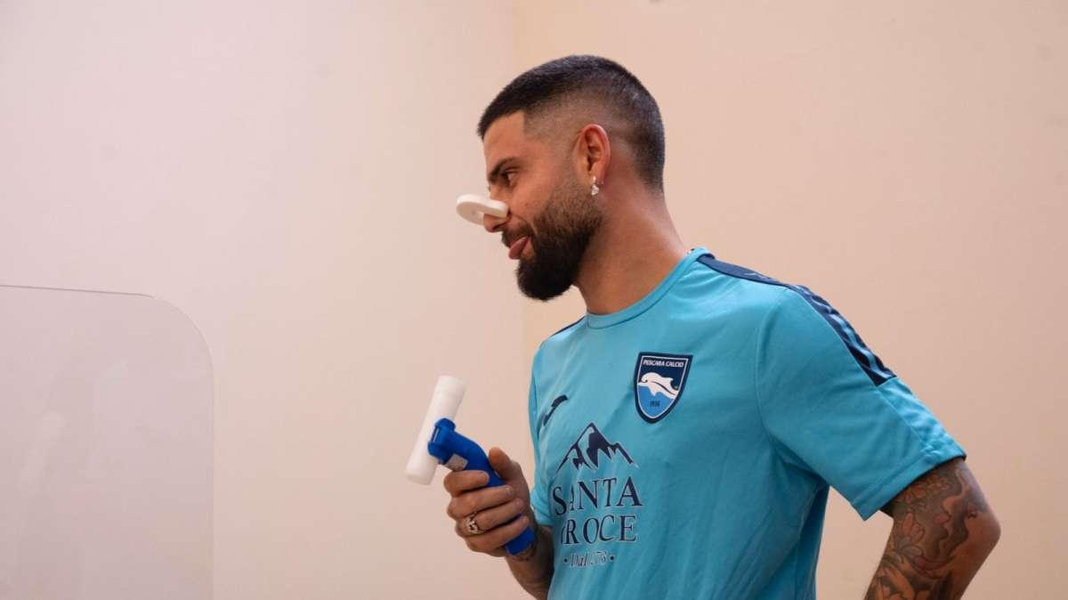 Pescara-Mantova, i convocati di Gorgone: presenti Bettella e Insigne