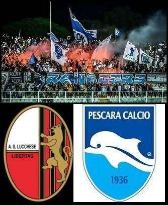 Lucchese - Pescara: 209 tifosi pescaresi saranno presenti allo Stadio "Porta Elisa" di Lucca 
