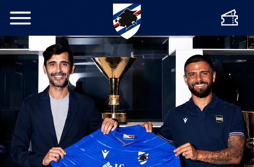 Ufficiale: Insigne è un nuovo giocatore della Sampdoria