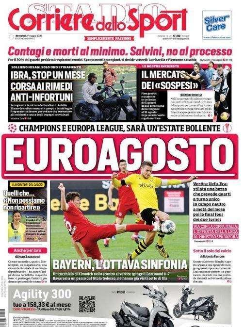 Corriere dello Sport: "Euroagosto"