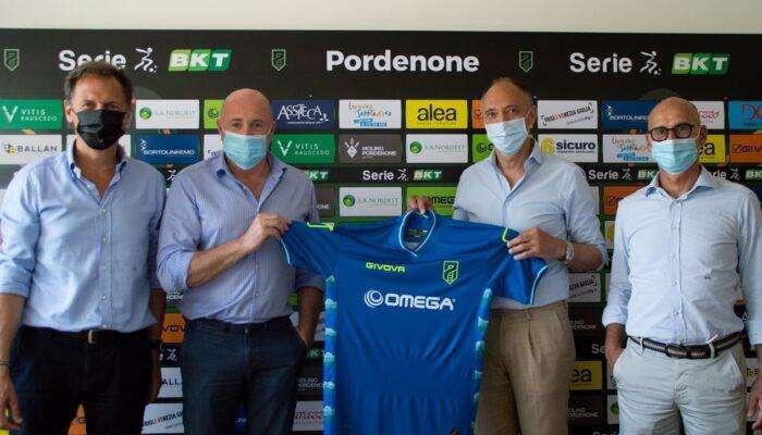 Pordenone Calcio: Omega main sponsor di maglia per la stagione 2021/22