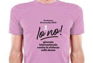 Pordenone Calcio, una T-shirt rosa per dire "NO" alla violenza sulle donne