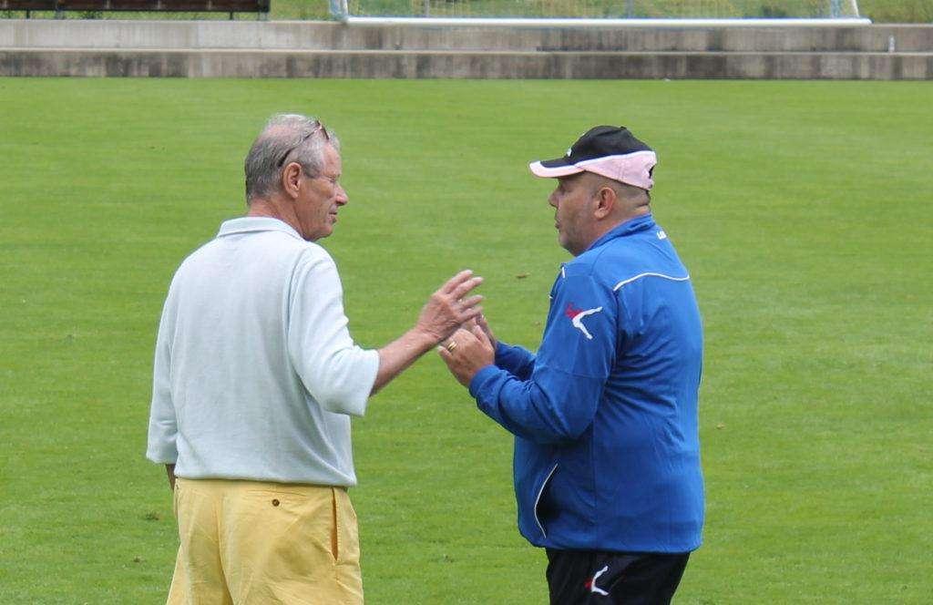 Zamparini con Tedino a Palermo: "La serie A è ancora a portata, ma non bisogna sbagliare più"