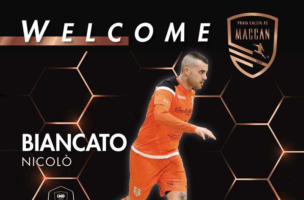 Calcio a 5: Maccan Prata, ingaggiato Nicolò Biancato