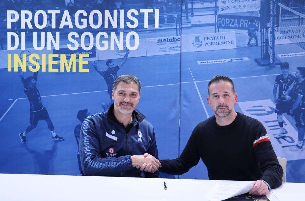 Volley: Samuele Papi entra nello staff tecnico della Tinet Prata