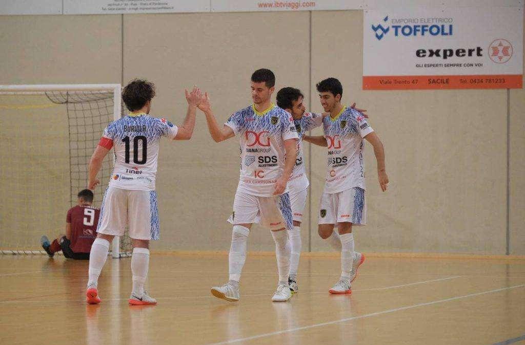 Calcio a 5: Maccan Prata, 7 reti al Palmanova il 2021 comincia alla grande