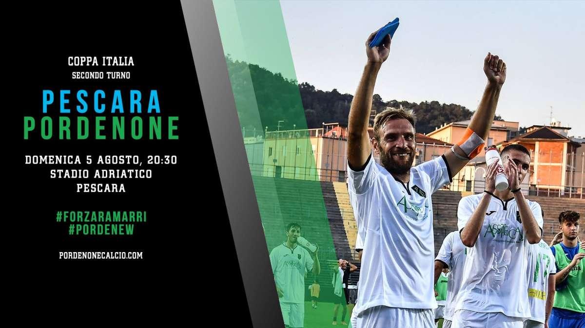 Coppa Italia: Pescara-Pordenone, prevendita attiva