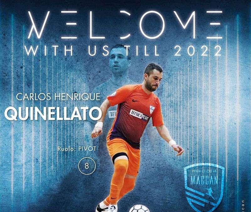 Calcio a 5: Maccan Prata, altro innesto dal Brasile ecco il bomber Quinellato
