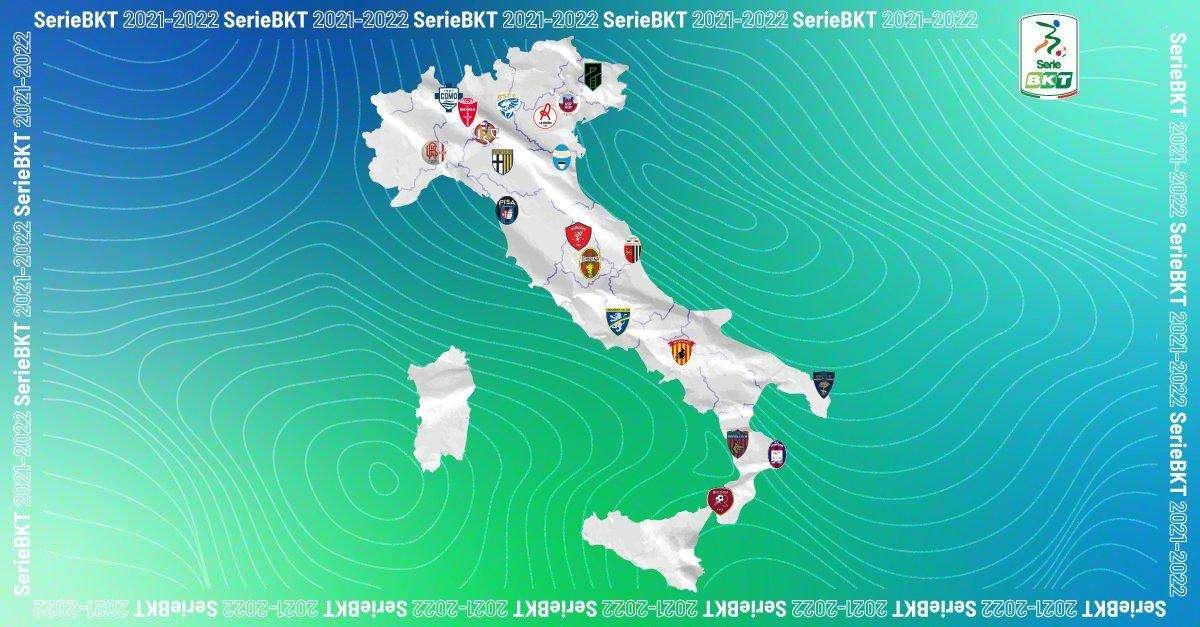 Pordenone Calcio: la mappa geografia della serie B 2021/22