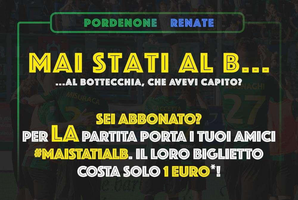 Pordenone-Renate partita #MAISTATIALB