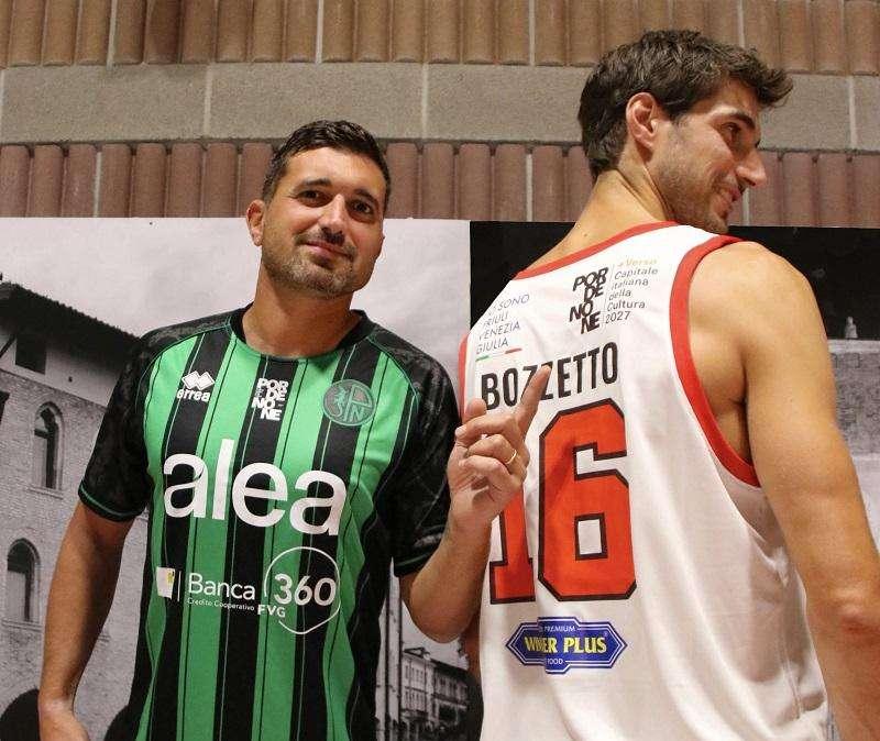 Pordenone Fc: calcio e basket rinnovano il proprio gemellaggio per la città