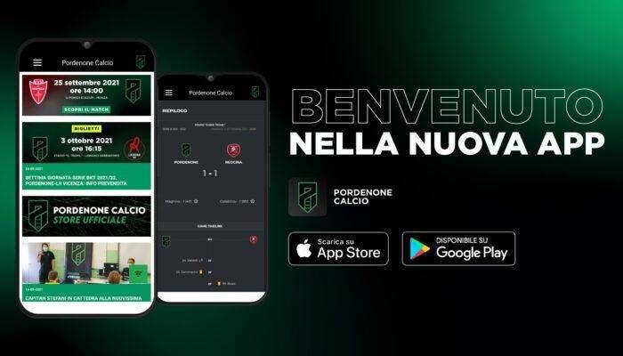 Pordenone Calcio: è online la nuova App dei ramarri