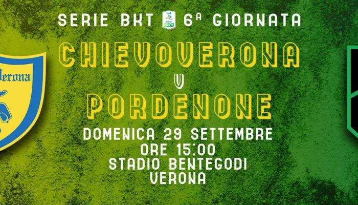 ChievoVerona-Pordenone, prevendita attiva