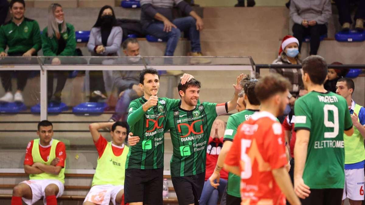 Calcio a 5: Il Diana Group Pordenone torna a brindare alla vittoria