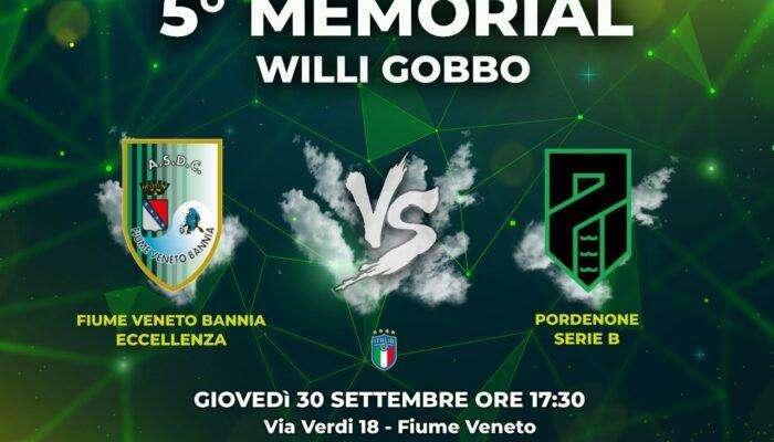 Pordenone Calcio: oggi a Fiume Veneto il memorial Willy Gobbo