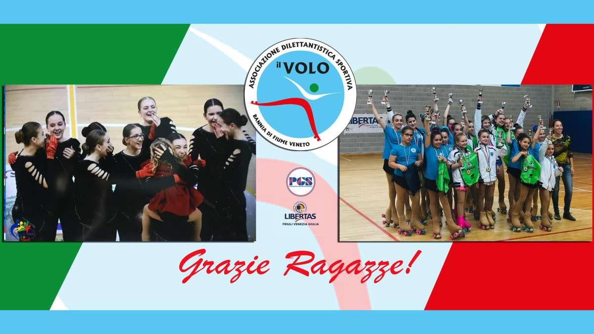 Pattinaggio artistico su rotelle: finali nazionali, poker di medaglie per "Il Volo" Bannia (VIDEO)