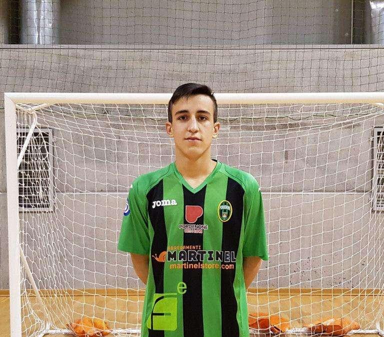 Calcio a 5: Pordenone C5, Tosoni  il campione del futuro