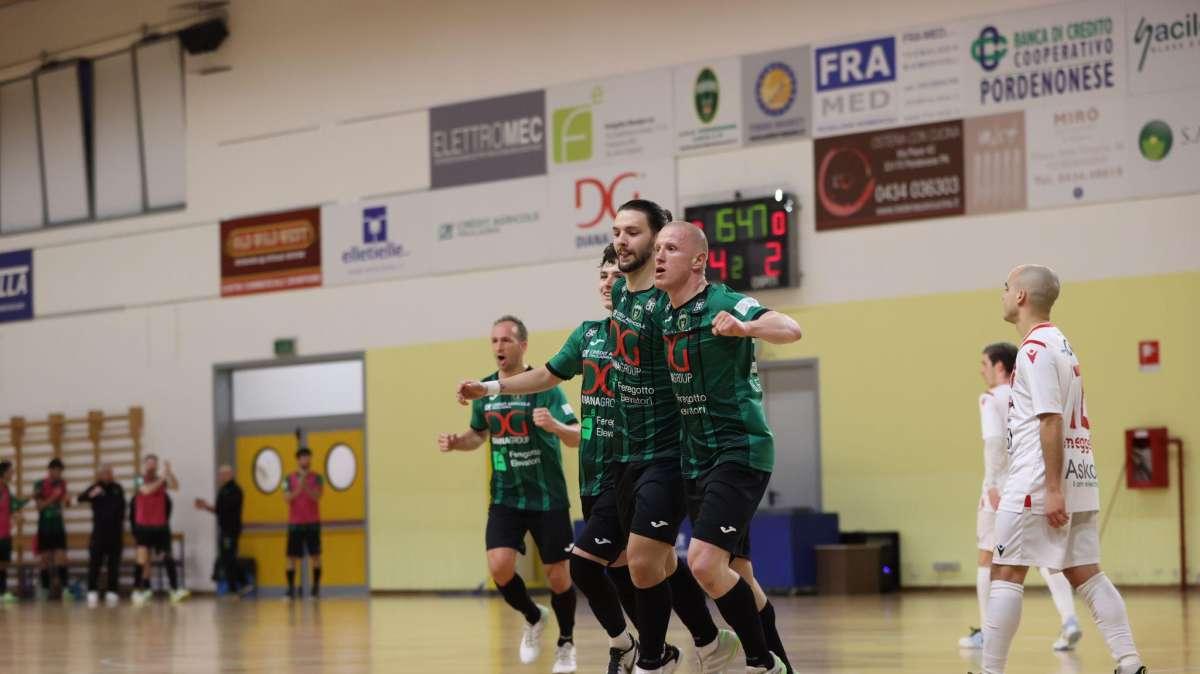 Calcio a 5: Diana Group, 3 punti che valgono la vetta della classifica