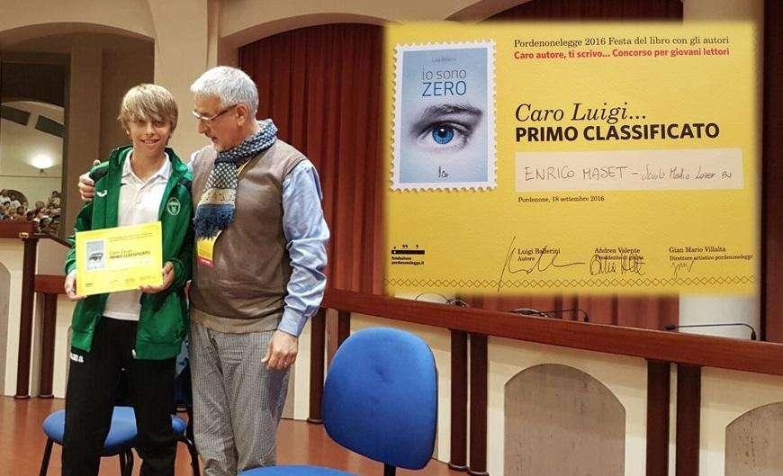Pordenone Calcio, Calcio&cultura: il giovane Maset (2004) premiato a Pordenonelegge
