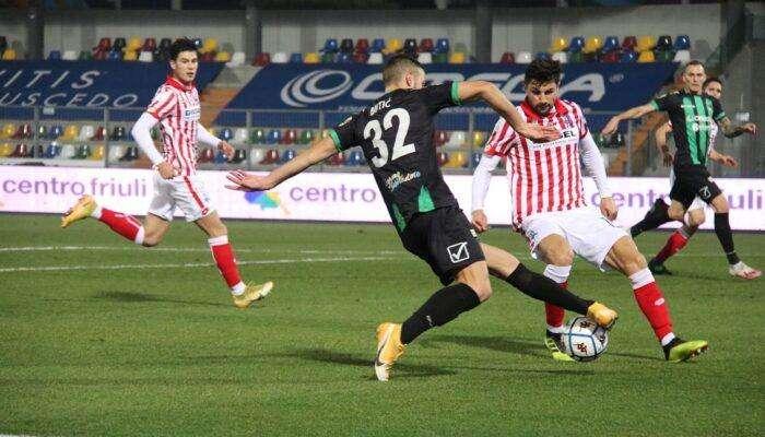 I Ramarri cedono al Teghil; Pordenone-LR Vicenza 1-2, il tabellino