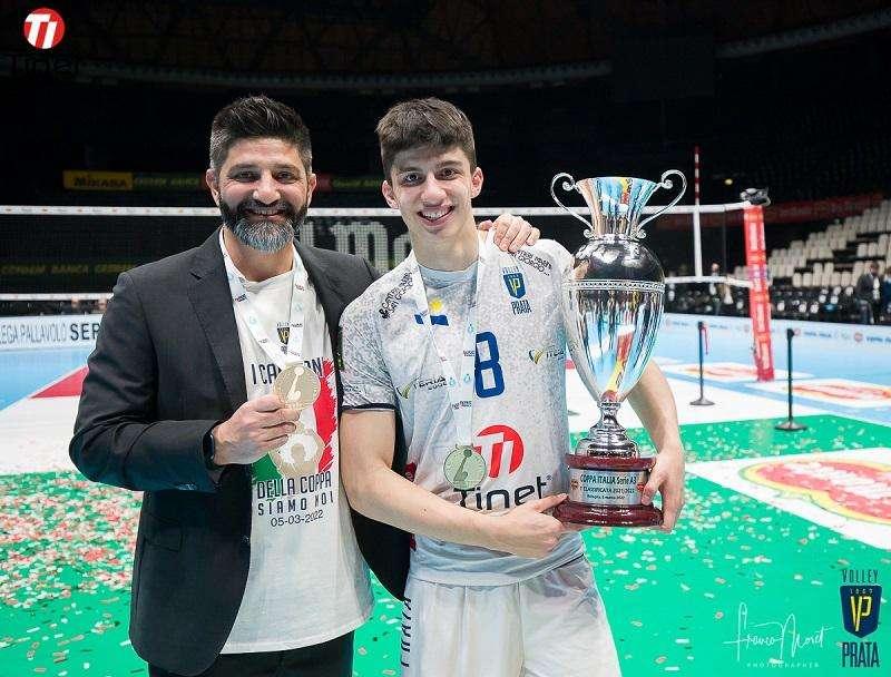 Volley: Tinet Prata, Dante e Mattia Boninfante premiati dalla Legavolley