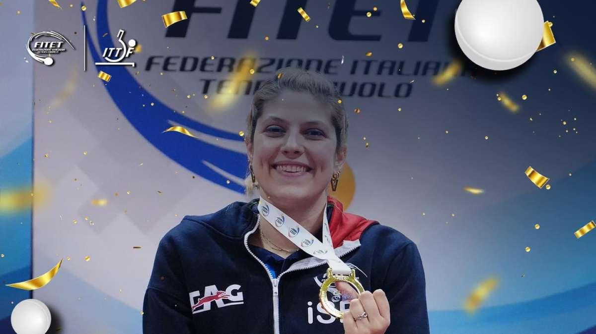Tennistavolo: oro per Giada Rossi al 15° Lignano Master Para Open