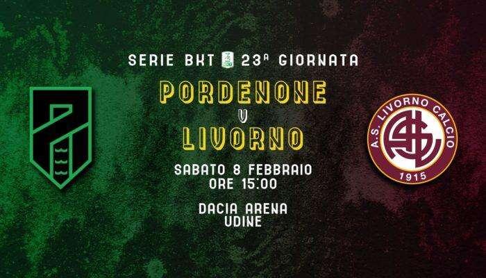Pordenone-Livorno, prevendita attiva