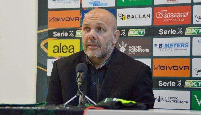Pordenone-Lecce, Tedino: "La squadra ha dato tutto e retto fino alla fine" (VIDEO)