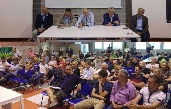 Affollato incontro con stampa e tifosi al De Marchi: illustrati i nuovi programmi societari