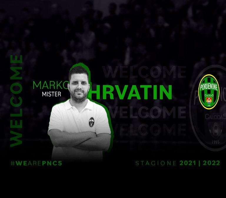 Calcio a 5: lo Sloveno Marko Hrvatin sulla panchina del Pordenone Calcio a 5