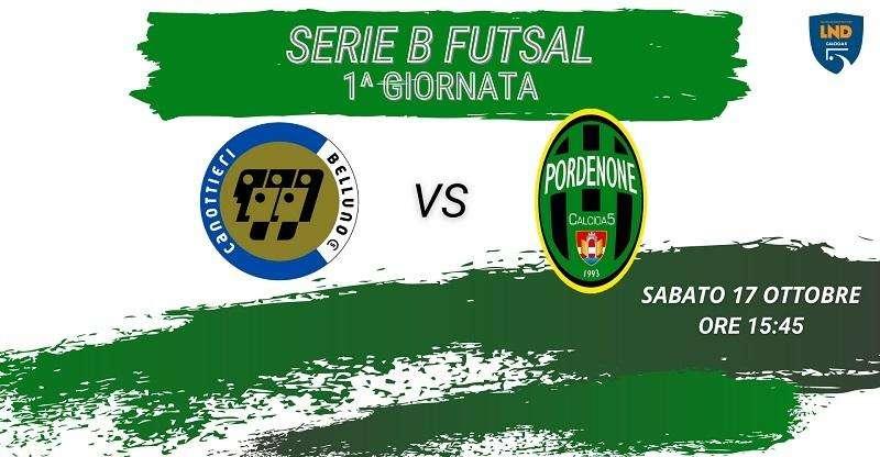 Calcio a 5: la Martinel Pordenone riparte da Belluno