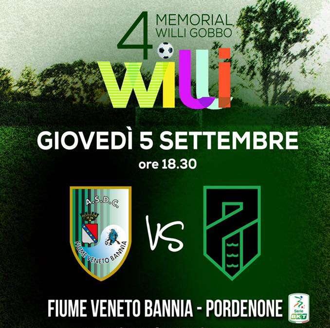 Pordenone Calcio: Ramarri al Memorial Willy Gobbo