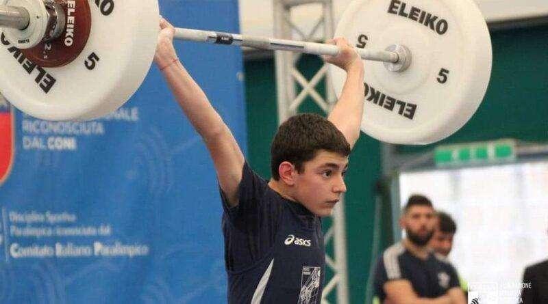 Sollevamento pesi: Tommaso Protani è Medaglia d’oro ai Campionati Europei giovanili 