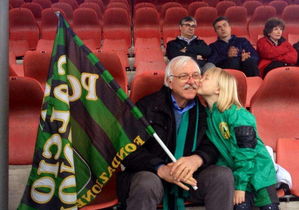 Pordenone Calcio: Il settebello neroverde del pittore Dario Rosolen