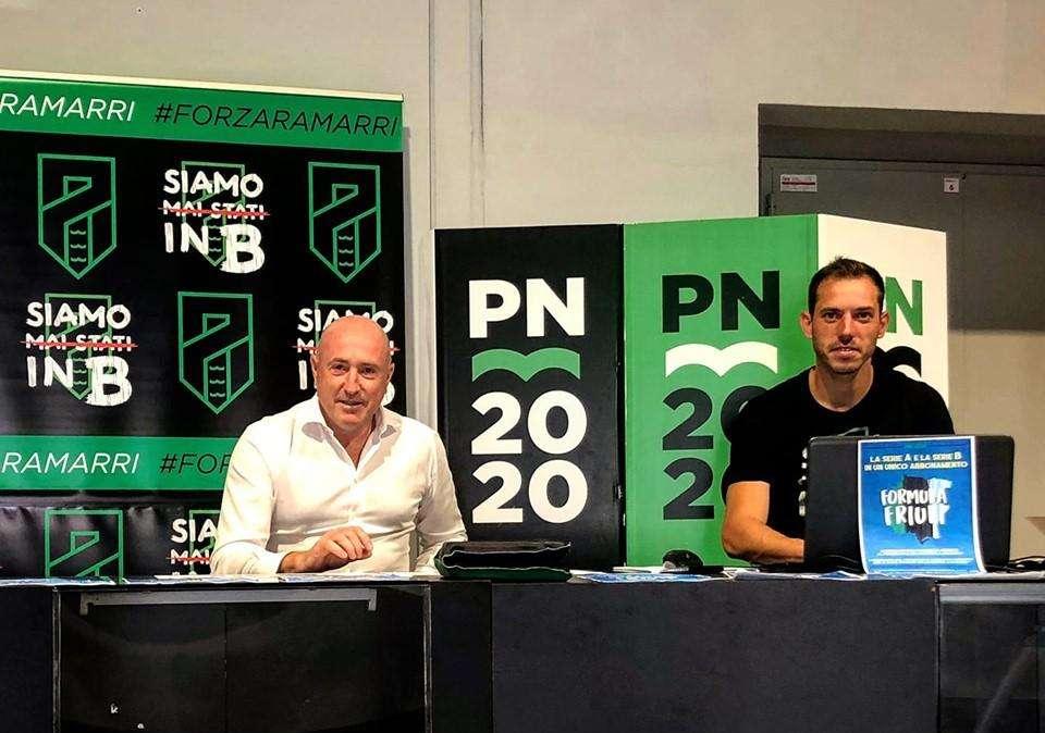 Pordenone Calcio - De Agostini: "Giocare a Udine per me stimolo in piu'. Mi aspetto grande seguito dei tifosi"